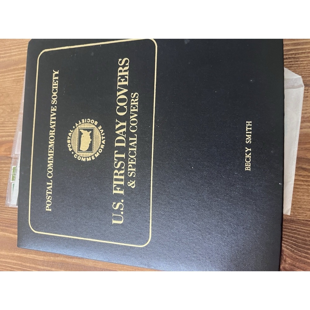 US Postal Comm. Society First Day Covers Book Vintage Stamp Collection Unsorted - Picture 8 of 9